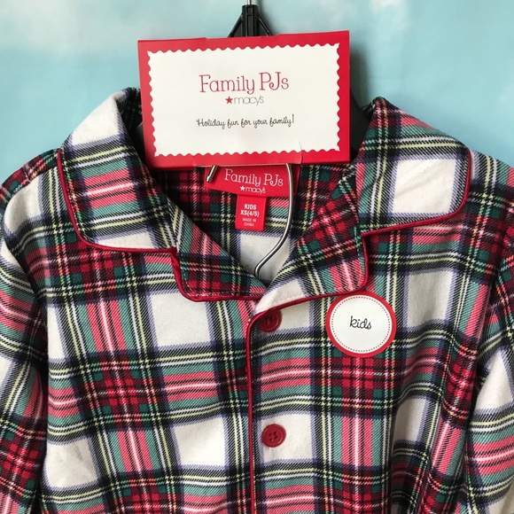 Holiday Plaid 2 Piece Pajamas NWT - Picture 2 of 4